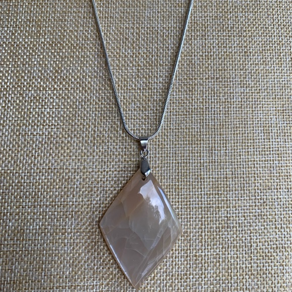 Rare peach moonstone pendant. NWT - Picture 5 of 10